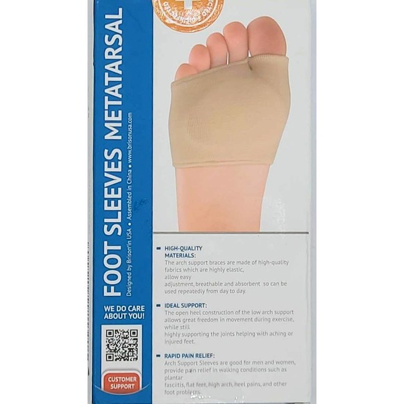 BRISON Metatarsal Sleeves Forefoot Pads - Picture 5 of 5